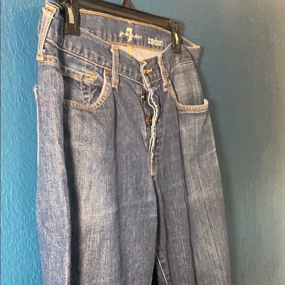 7 For All Mankind Standard Straight Leg Jeans - Picture 3 of 8
